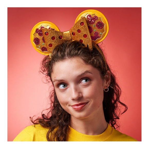 NWT. Disney Minnie Mouse Pizza Ear Headband for Adults – Disney Eats ears - Picture 5 of 6